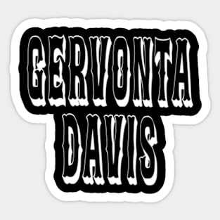 Gervonta davis Sticker